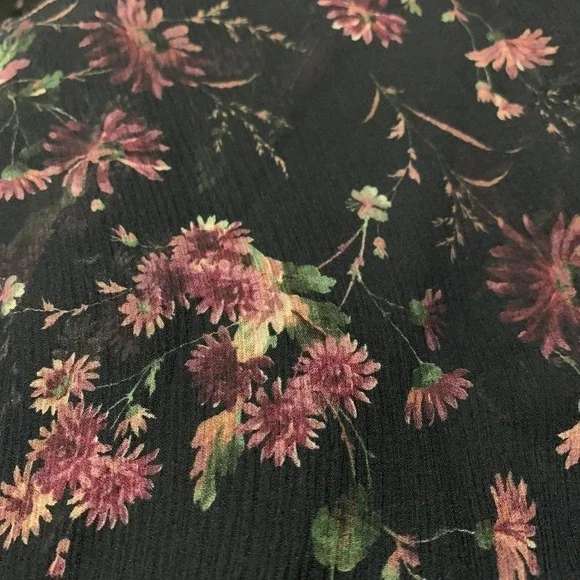 Polo by Ralph Lauren Silk Crepe Floral Dress NWT Size 8‎ - Picture 4 of 12